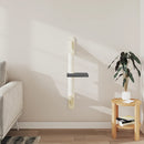 væghængt kradsetræ med kradsestolpe 85,5 cm mørkegrå