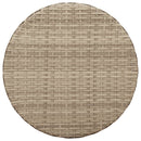 bistrosæt til haven 3 dele med hynder polyrattan beige