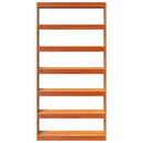 bogreol/rumdeler 100x30x199,5 cm massivt fyrretræ