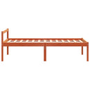 seniorseng 75x190 cm massivt fyrretræ gyldenbrun