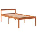 seniorseng 90x190 cm massivt fyrretræ gyldenbrun