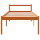 seniorseng 90x190 cm massivt fyrretræ gyldenbrun