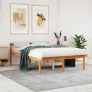 seniorseng 120x190 cm massivt fyrretræ gyldenbrun