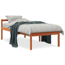 seniorseng 90x200 cm massivt fyrretræ gyldenbrun
