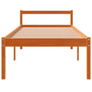 seniorseng 90x200 cm massivt fyrretræ gyldenbrun