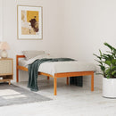 seniorseng 90x200 cm massivt fyrretræ gyldenbrun