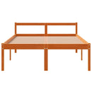 seniorseng 120x200 cm massivt fyrretræ gyldenbrun