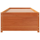 daybed uden madras 75x190 cm massivt fyrretræ gyldenbrun