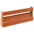 skohylder til væg 2 stk. 59x8,5x23,5 cm massivt fyrretræ