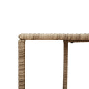 opbevaringshylder 2 stk. polyrattan beige
