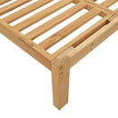 hjørnemoduler 2 stk. til pallesofa massivt akacietræ