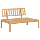 midtermoduler til pallesofa 2 stk. med hynder massivt akacietræ