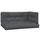 hjørnemoduler til pallesofa 2 stk. med hynder massivt akacietræ