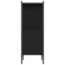 bogreol 72x28x77,5 cm konstrueret træ sort