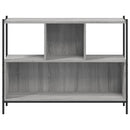 bogreol 102x28x77,5 cm konstrueret træ grå sonoma-eg