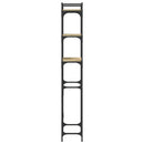 vaskemaskineskab 67x25x163 cm konstrueret træ sonoma-eg