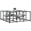 sofabord 91x91x40 cm konstrueret træ grå sonoma-eg