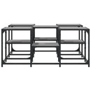 sofabord 91x91x40 cm konstrueret træ grå sonoma-eg