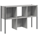 bogreol 102x28x172 cm konstrueret træ grå sonoma-eg