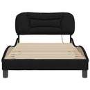 sengeramme uden madras Hvar Sort 100x200 cm Stof