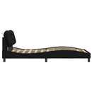 sengeramme uden madras Hvar Sort 100x200 cm Stof