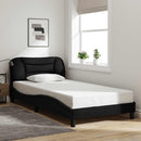 sengeramme uden madras Hvar Sort 100x200 cm Stof