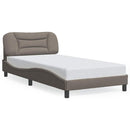 sengeramme uden madras Hvar Taupe 100x200 cm Stof