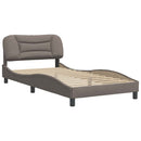 sengeramme uden madras Hvar Taupe 100x200 cm Stof