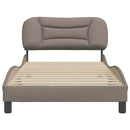 sengeramme uden madras Hvar Taupe 100x200 cm Stof