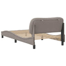 sengeramme uden madras Hvar Taupe 100x200 cm Stof