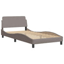 sengeramme uden madras Hvar Taupe 100x200 cm Stof