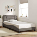 sengeramme uden madras Hvar Taupe 100x200 cm Stof
