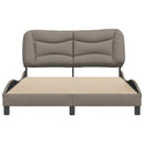sengeramme uden madras Hvar Taupe 120x200 cm Stof