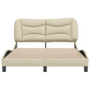 sengeramme uden madras Hvar Creme 120x200 cm Stof