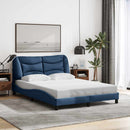 sengeramme uden madras Hvar 120x200 cm stof blå