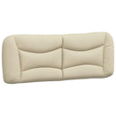 sengeramme uden madras Hvar 140x190 cm stof cremefarvet