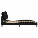 sengeramme uden madras Hvar 140x200 cm stof sort