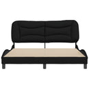 sengeramme uden madras Hvar 160x200 cm stof sort