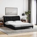 sengeramme uden madras Hvar 160x200 cm stof sort