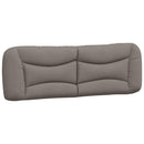 sengeramme uden madras Hvar 160x200 cm stof gråbrun