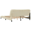 sengeramme uden madras Hvar 180x200 cm stof cremefarvet