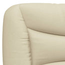 sengeramme uden madras Hvar 180x200 cm stof cremefarvet