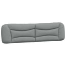 sengeramme uden madras Hvar 200x200 cm stof lysegrå
