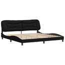sengeramme uden madras Hvar 200x200 cm stof sort