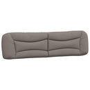 sengeramme uden madras Hvar 200x200 cm stof gråbrun