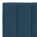 sengeramme uden madras Hanko 90x200 cm fløjl blå