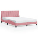 sengeramme uden madras Hanko 120x200 cm fløjl pink