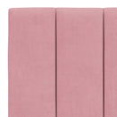 sengeramme uden madras Hanko 120x200 cm fløjl pink