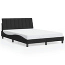 sengeramme uden madras Hanko Sort 140x190 cm Fløjl