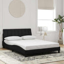 sengeramme uden madras Hanko Sort 140x190 cm Fløjl